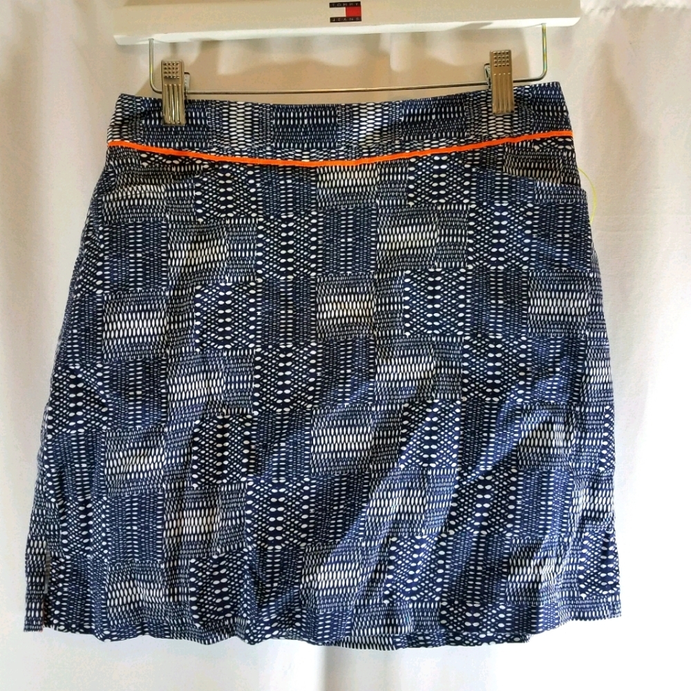 Lady Hagen Golf Skort 2 Navy and White